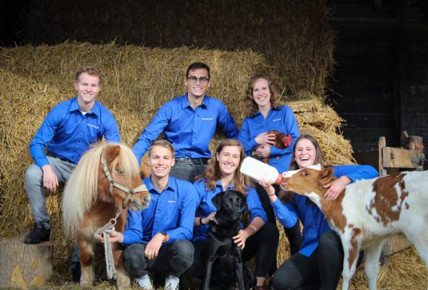 Constitutiefoto met kalf