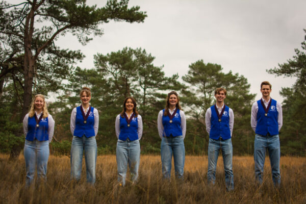 v.l.n.r.: Simone, Maud, Laura, Sophie, Dirk, Martijn